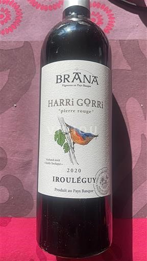 Sydväst Irouléguy Domaine Brana Harri Gorri 2020
