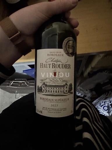 Bordeaux Bordeaux Supérieur Château Haut Roudier 2021