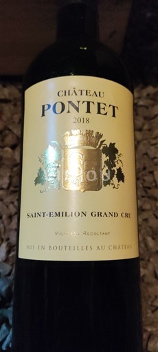 Bordeaux Saint-Émilion Grand Cru Grand Cru Château Pontet 2018