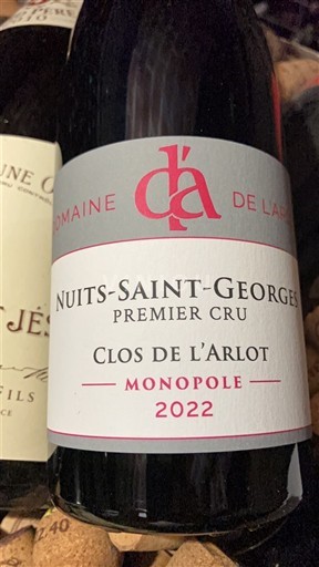 Borgogna Nuits-Saint-Georges Premier Cru Domaine L'Arlot Clos de l'Arlot Monopole 2022