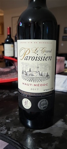 Bordeaux Haut-Médoc Le Grand Paroissien 2017