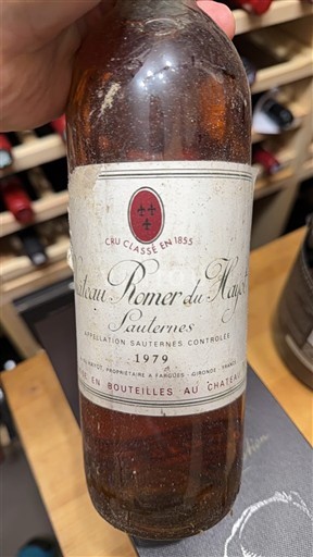 Bordeaux Sauternes Château Romer du Hayot 1979