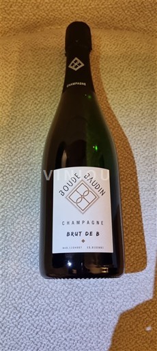 Champagne Sâm-panh Boude Baudin Brut de B Không niên vụ
