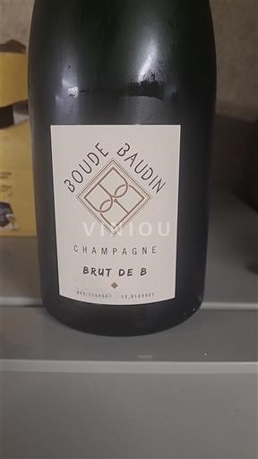 Šampanja Šampanjec Boude Baudin Brut de B Neleten.