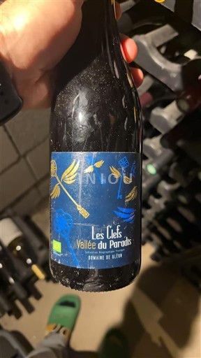 Viner Rouge sec Les Clefs Vallée du Paradis Domaine Blot 2023 Frankrike Loiredalen Touraine AOC