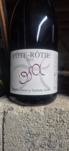 Rhône-dalen Côte-rôtie Vignoble Hervé et Nathalie Avallet 2023