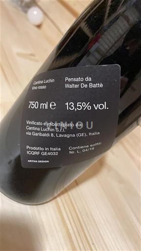 Liguria Cantina Luchin Pensato da Walter De Battè Không niên vụ