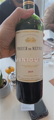 Bordeaux Saint-Estèphe Prieur de Meyney 2019