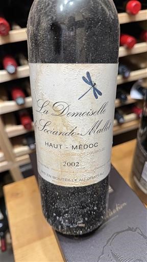 Bordeaux Haut-Médoc Sociando-Mallet La Demoiselle 2002