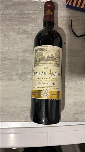 Bordeaux Haut-Médoc Cru Bourgeois Château Arcins 2009