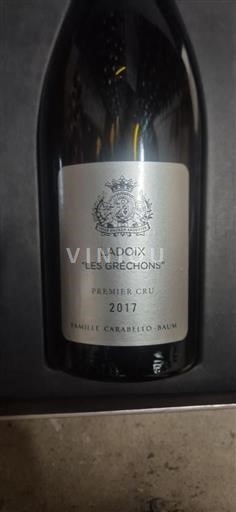 Bourgogne Ladoix Premier Cru Famille Carabello-Baum Les Gréchons 2017