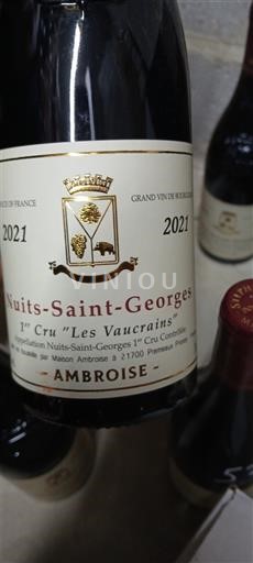Burgundy Nuits-Saint-Georges Premier Cru Ambroise 1er Cru Les Vaucrains 2021