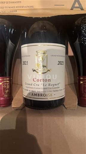 Burgundi Corton Grand Cru Ambroise Le Rognet 2021