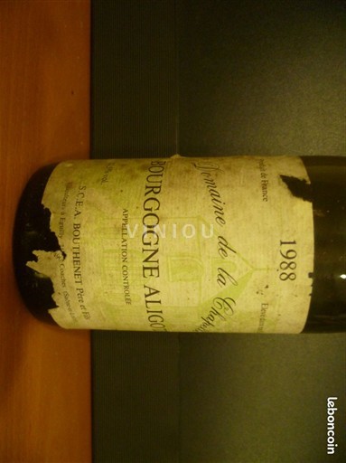 Burgundi Bourgogne Aligoté Bouzeron 1988