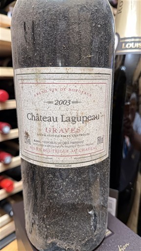 Bordeaux Graves Château Lagupeau 2003