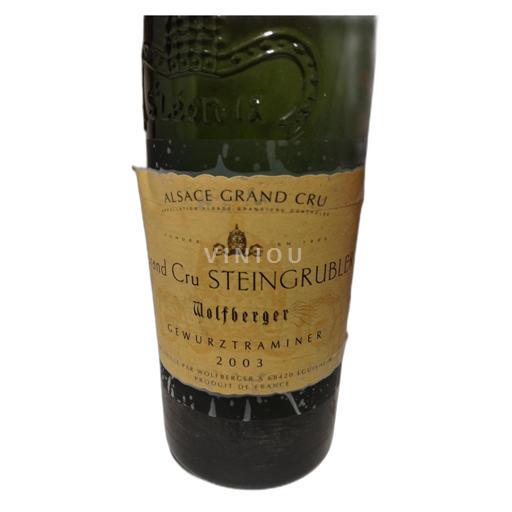 Alsace Alsace Grand Cru Wolfberger Steingrubler 2003