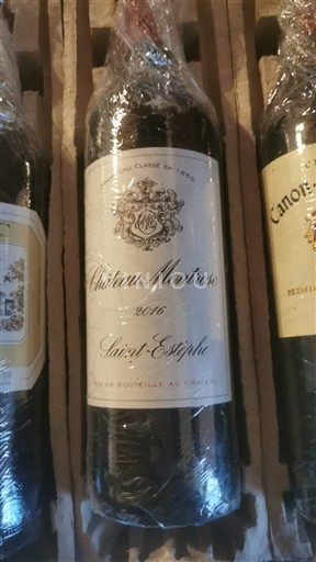 Бордо Сен-Естеф Grand Cru Château Montrose 2016