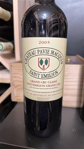 Bordeaux Saint-Émilion Grand Cru Grand Cru Château Pavie Macquin 2005