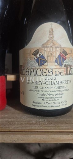 Bourgondië Gevrey-Chambertin Hospices de Nuits Les Champs Chenys Irène Noblet 2022
