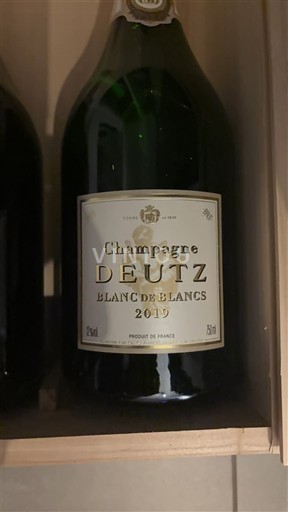 Sparkling Wines Blanc brut Blanc de Blancs Deutz 2019 France Champagne AOC