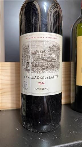 Bordeaux Pauillac Château Lafite Rothschild Carruades de Lafite 2004