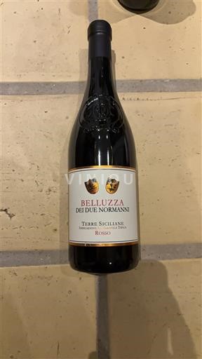 Viner Rouge sec Dei Due Normanni Belluzza 2022 Italien Sicilien Ospecificerad DOC