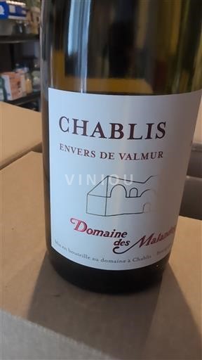 Burgundsko Chablis Domaine Des Malandes Envers de Valmur 2023