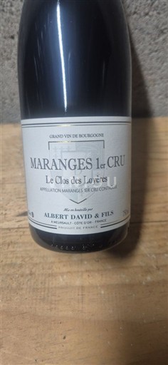 Borgoña Maranges Premier Cru Albert David & Fils Le Clos des Loyères 2022