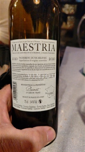 Zuidwest-Frankrijk Niet gespecificeerd Maestria 2020