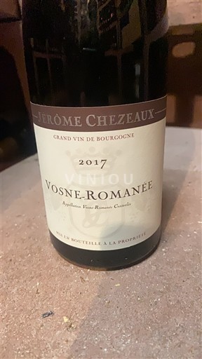 Burgund Vosne-Romanée Jérôme Chezeaux 2017