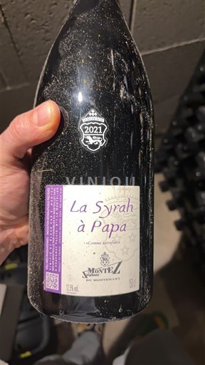 Alpe in reke Rona Ardeški vinogradni grici Domaine Montrelat La Syrah à Papa 2021