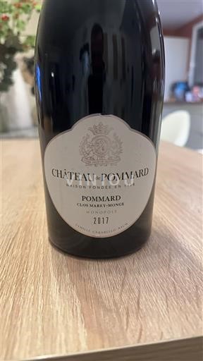 Borgoña Pommard Château Pommard Clos Marey-Monge Monopole 2017