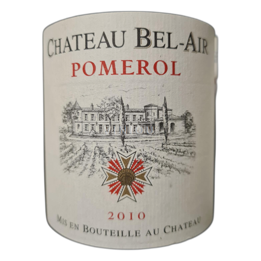 Bordeaux Pomerol Chateau Bel-Air 2010