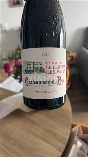 Rhônevallei Châteauneuf-du-Pape Domaine Le Prieuré des Papes Vieilles Vignes 2021