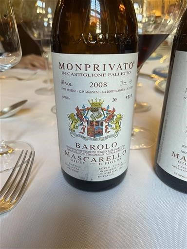 Piëmont Barolo Giuseppe Mascarello e Figlio Monprivato 2008