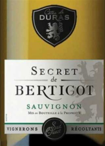 Lounais-Ranska Côtes-de-duras Secret de Berticot 2023