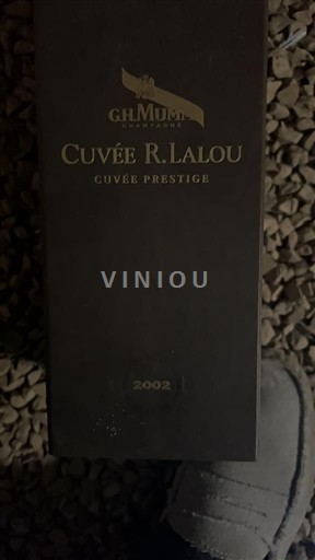 Champagne Sâm-panh G.H. Mumm R. Lalou 2002