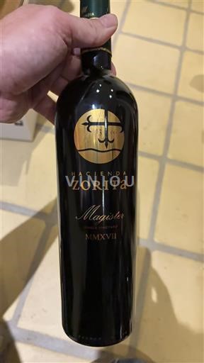 Vinos Rouge sec Magister Hacienda Zorita 2017 España Castilla y León Arribes DO