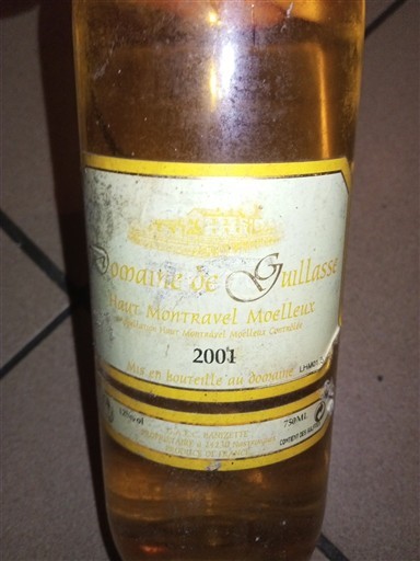 Sud-Ouest Haut-montravel Domaine Gullasse 2001