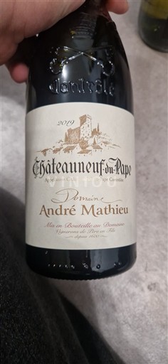 Thung lũng Rhône Châteauneuf-du-pape Domaine André Mathieu 2019