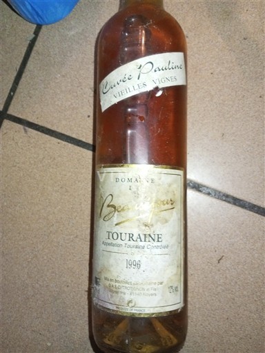 Dolina Loare Touraine Domaine Les Beaudouins Pauline Vieilles Vignes 1996
