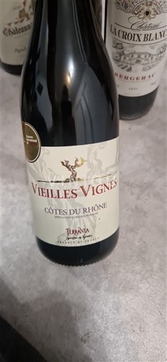 Rhônen laakso Côtes-du-rhône Terra Vitis Vieilles Vignes 2021