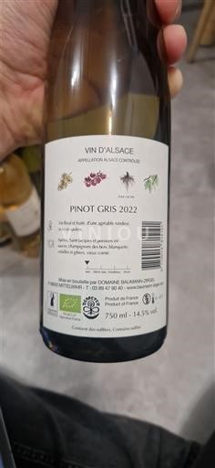 Alsace Domaine Baumann-Zirgel 2022