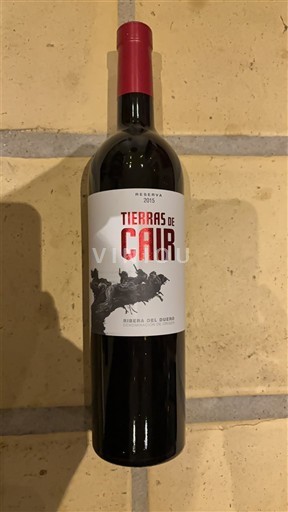 Vinos Rouge sec Tierras de Cair Bodegas Dominio de Cair 2015 España Castilla y León Ribera del Duero DO