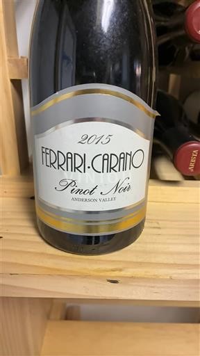 Vùng trồng nho được cấp phép California Thung lũng Anderson Ferrari-Carano Pinot Noir 2015