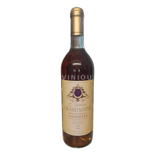 Bordeaux Sauternes Château Grand Mayne 2002