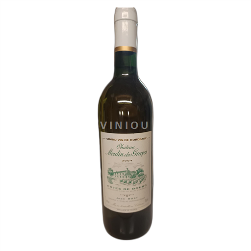 Bordeaux Côtes-de-bourg Château Moulin des Graves 2004