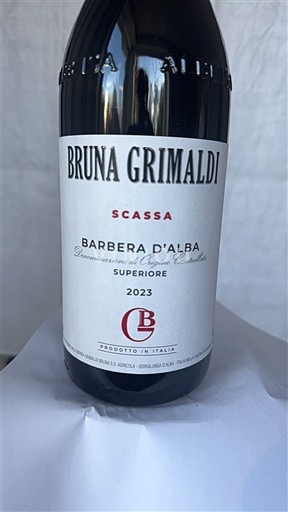 Piemonte Barbera d'Alba Bruna Grimaldi Scassa 2023