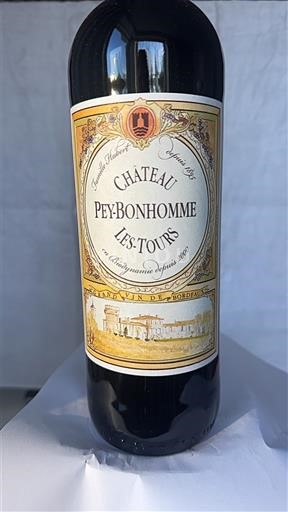 Bordeaux Blaye-côtes-de-bordeaux Château Pey-Bonhomme Les Tours 2022