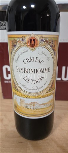 Burdeos Blaye-Côtes de Burdeos Château Pey-Bonhomme Les Tours 2022